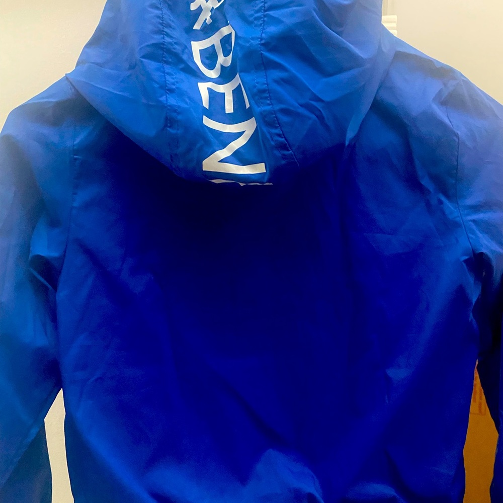 Gently used Benetton kids jacket blue color